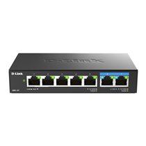 DMS-107/E switch No administrado Gigabit Ethernet (10/100/1000) Negro
