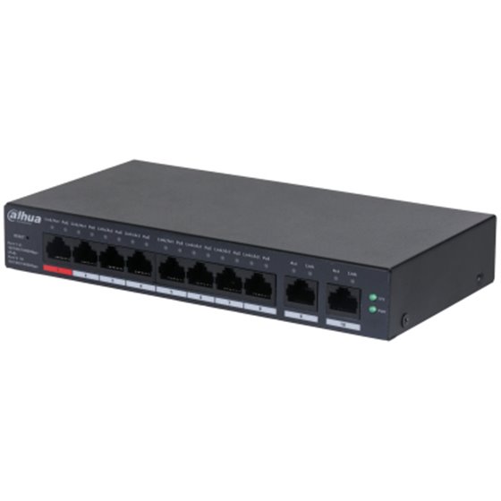 DH-CS4010-8GT-110 switch Gestionado L2 Gigabit Ethernet (10/100/1000) Energía sobre Ethernet (PoE) Negro