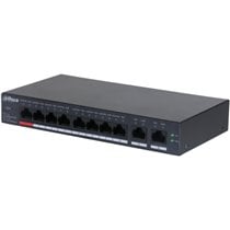 DH-CS4010-8ET-110 switch Gestionado L2 Fast Ethernet (10/100) Energía sobre Ethernet (PoE) Negro