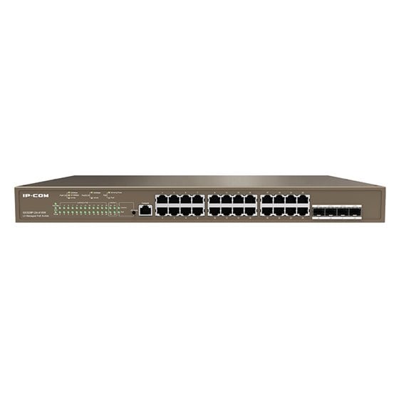 G5328P-24-410W switch Gestionado L3 Gigabit Ethernet (10/100/1000) Energía sobre Ethernet (PoE) 1U Negro