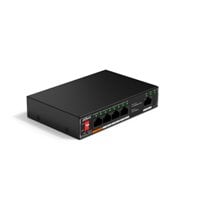 PoE DH-SF1005 switch No administrado L2 Fast Ethernet (10/100) Energía sobre Ethernet (PoE) Montaje en pared/escritorio Negro