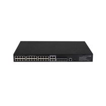 H3C S5130S-28S-PWR-EI L2 Ethernet Switch with 24*10/100/1000BASE-T PoE+ Ports(AC 185W) and 4*1G/10G BASE-X SFP Plus Ports,(AC)