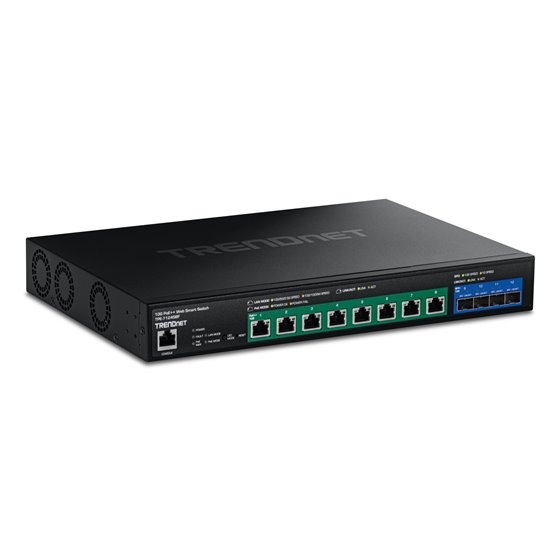 TPE-7124SBF switch Gestionado 10G Ethernet (100/1000/10000) Energía sobre Ethernet (PoE) Negro