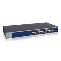 XS724EM Gestionado L2 10G Ethernet (100/1000/10000) 1U Azul, Gris