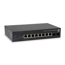 GEP-1051 switch Gestionado L2/L3/L4 Gigabit Ethernet (10/100/1000) Energía sobre Ethernet (PoE) Negro