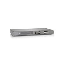 Switch Fast Ethernet PoE de 16 puertos, 480W, 802.3at PoE+