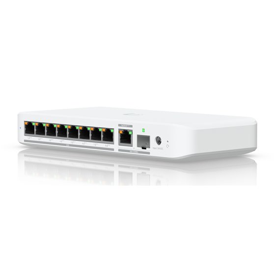 UniFi Flex 2.5G PoE Gestionado L2 2.5G Ethernet (100/1000/2500) Energía sobre Ethernet (PoE) Montaje en pared/escritorio Blanco
