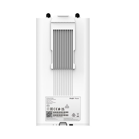 RG-AIRMETRO550G-B repetidor y transceptor Puente wifi 867 Mbit/s Blanco