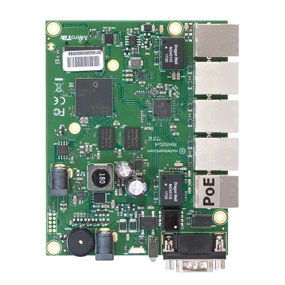 RB450Gx4 router Gigabit Ethernet Verde