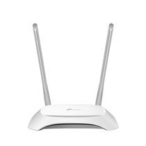 TL-WR850N router inalámbrico Ethernet rápido Banda única (2,4 GHz) Gris, Blanco