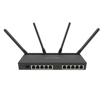 RB4011iGS+5HacQ2HnD-IN router inalámbrico Gigabit Ethernet Doble banda (2,4 GHz / 5 GHz) Negro