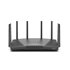 RT6600ax Router WiFi6 1xWAN 3xGbE 1x2.5Gb router inalámbrico Tribanda (2,4 GHz/5 GHz/5 GHz) Negro