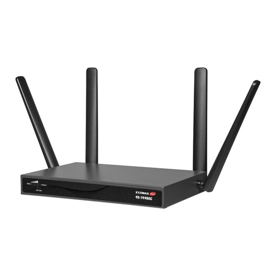 4G-7449AC router inalámbrico Doble banda (2,4 GHz / 5 GHz) Negro