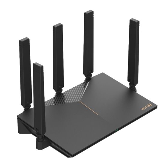 ROUTERBE3600 WIFI7 router inalámbrico 2.5 Gigabit Ethernet Doble banda (2,4 GHz / 5 GHz) Negro