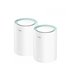 M1300 2-PACK sistema Wi-Fi Mesh (Wi-Fi en malla) Doble banda (2,4 GHz / 5 GHz) Wi-Fi 5 (802.11ac) Blanco 1 Interno