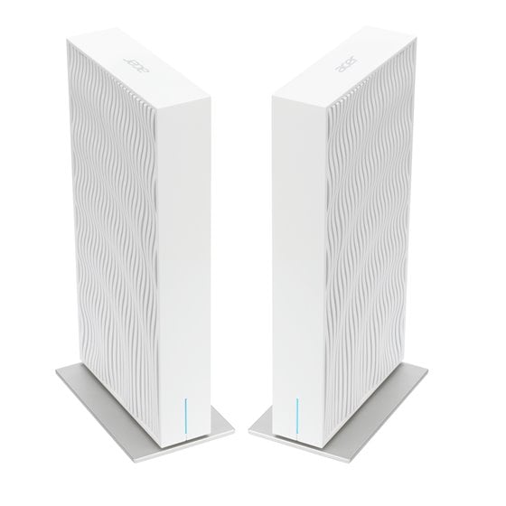 Wave 7, wifi 7 Mesh Router, EU plug, dual pack Dual-band (2.4GHz + 5GHz or 2.4GHz + 6GHz) Wi-Fi 7 (802.11be) 4