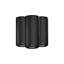 Orbi 970 Series Quad-Band WiFi 7, 3-Pack Quad-band (2.4 GHz / 5 GHz-1 / 5 GHz-2 / 6 GHz) Wi-Fi 6 (802.11ax) Negro Interno