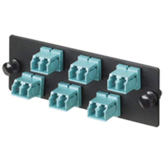 Fiber Adapter Panel for FWME 12 LC-duplex Adapters