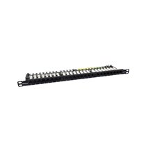 Patch panel 19" 24P Slim Cat.6A UTP RJ45 DUAL 0.5U - PU 4811