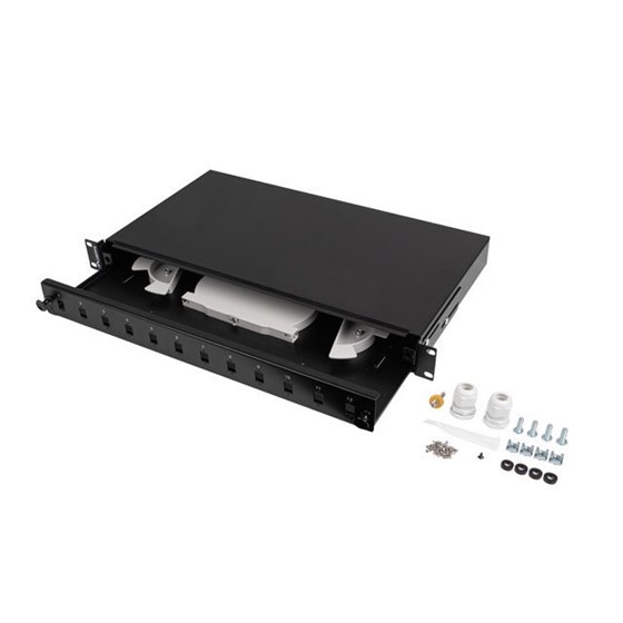 FOP1-12SS-LDB panel de parcheo 1U