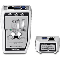 TC-NT3 comprobador de cables de red Plata