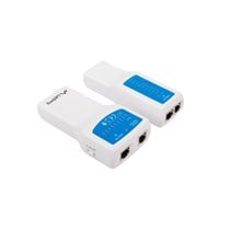 NT-0402 comprobador de cables de red Comprobador de alimentación PoE Azul, Blanco