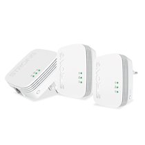 Powerline 600 Triple Pack Mini 600 Mbit/s Ethernet Blanco 3 pieza(s)