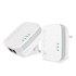 POWERLWF600DUOMINI adaptador de red PowerLine 600 Mbit/s Ethernet Wifi Blanco 2 pieza(s)
