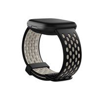 FB174SBBKWTL smart wearable accessory Grupo de rock Negro, Blanco Aluminio, Silicona