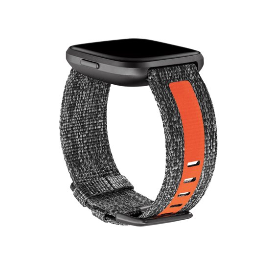 FB171WBGYTAS smart wearable accessory Grupo de rock Carbón vegetal, Naranja Aluminio, Sintético