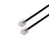 A143-0319 cable telefónico 2 m Negro