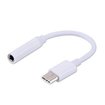 AK-35 mobile phone cable White 0.12 m USB C 3.5mm cable de teléfono móvil Blanco 0,12 m 3,5mm