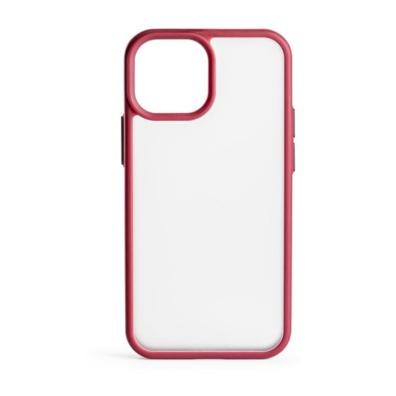 Classic essential funda para teléfono móvil 15,5 cm (6.1") Rojo, Transparente