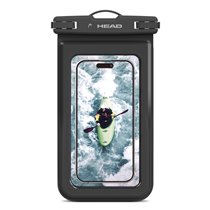 Funda flotante impermeable , bolsa estanca flotante IPX8, móvil hasta 6.8'', universal, negro