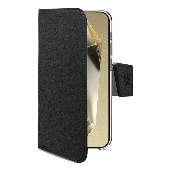 WALLY funda para teléfono móvil 17,5 cm (6.9") Funda cartera Negro