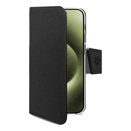WALLY1078 funda para teléfono móvil 15,5 cm (6.1") Funda cartera Negro