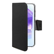 WALLY funda para teléfono móvil 17 cm (6.7") Funda cartera Negro