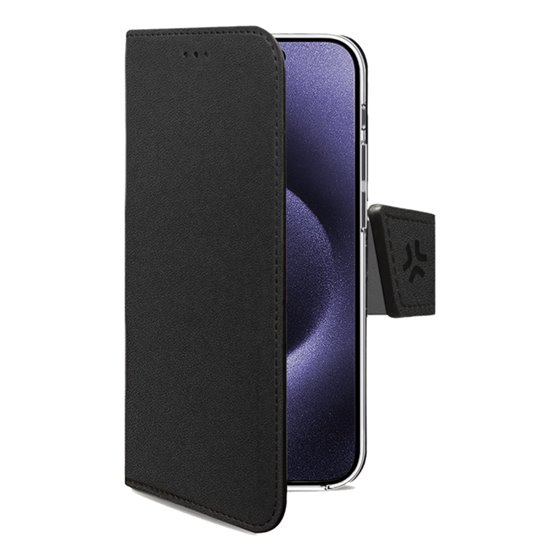 WALLY1081 funda para teléfono móvil 17,5 cm (6.9") Funda cartera Negro