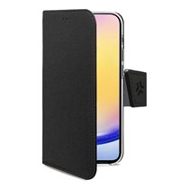 WALLY funda para teléfono móvil 17 cm (6.7") Funda cartera Negro