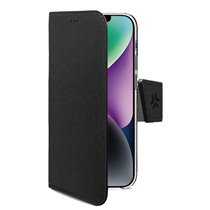 WALLY funda para teléfono móvil 15,5 cm (6.1") Funda cartera Negro