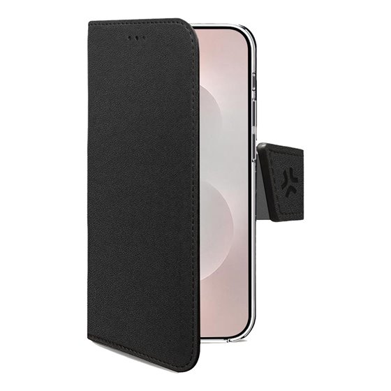 WALLY funda para teléfono móvil 17 cm (6.7") Funda cartera Negro