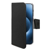 WALLYMAG funda para teléfono móvil 16 cm (6.3") Funda cartera Negro