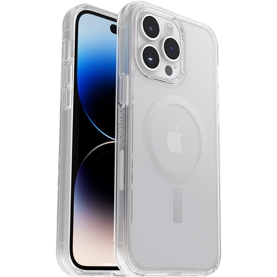 Funda para iPhone 14 Pro Max Symmetry+ Clear para MagSafe,resistente a golpes y caídas,Protectora,fina,Testada 3x con estándares