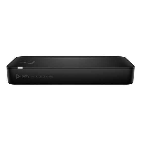 Sistema de videoconferencia Poly G62 con kit de placa de montaje y sin cable de alimentación TAA