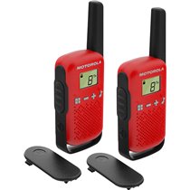 TALKABOUT T42 two-way radios 16 canales Negro, Rojo