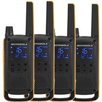 Talkabout T82 Extreme Quad Pack two-way radios 16 canales Negro, Naranja