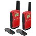 TALKABOUT T42 two-way radios 16 canales Negro, Rojo