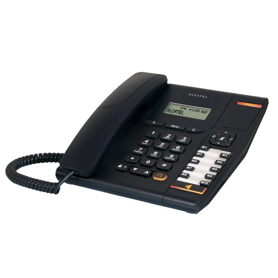 Temporis 580 Teléfono DECT/analógico Identificador de llamadas Negro