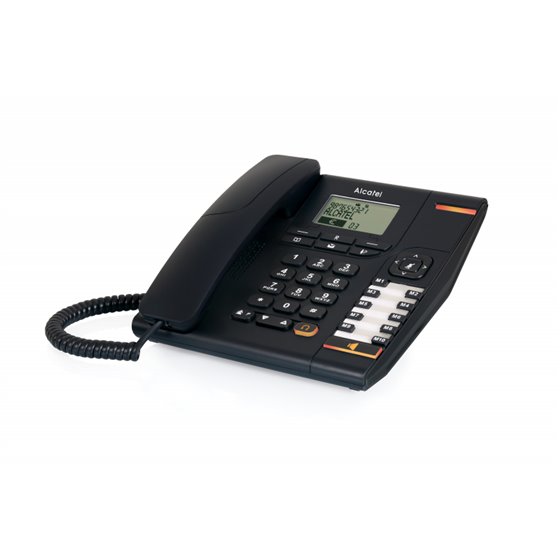 Temporis 880 Teléfono DECT/analógico Identificador de llamadas Negro