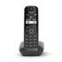 AS690 Teléfono DECT/analógico Identificador de llamadas Negro